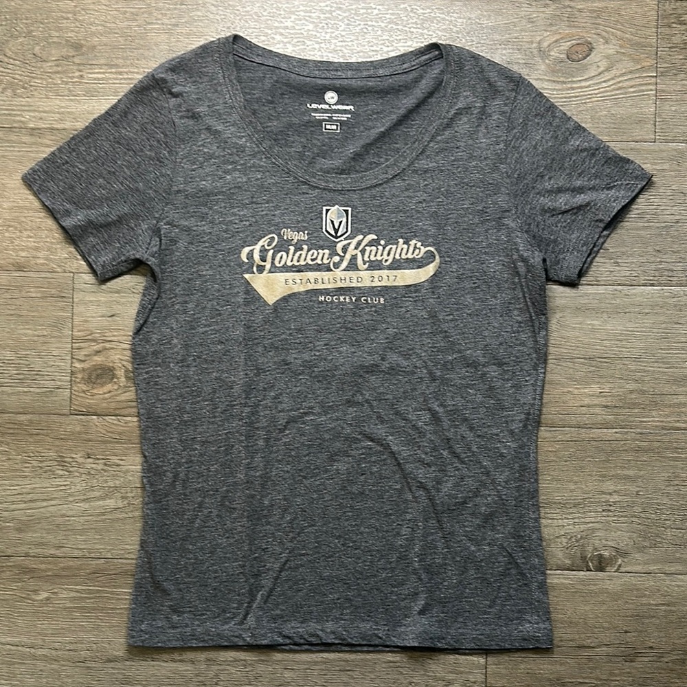 Vegas Golden Knights Women's Gray Short Sleeve Tee